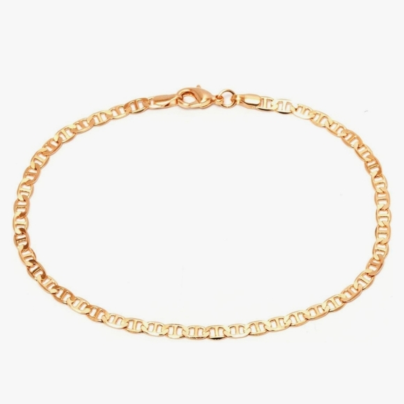 roses_garden Jewelry - 18k Gold Mariners Link Chain Bracelet NWT